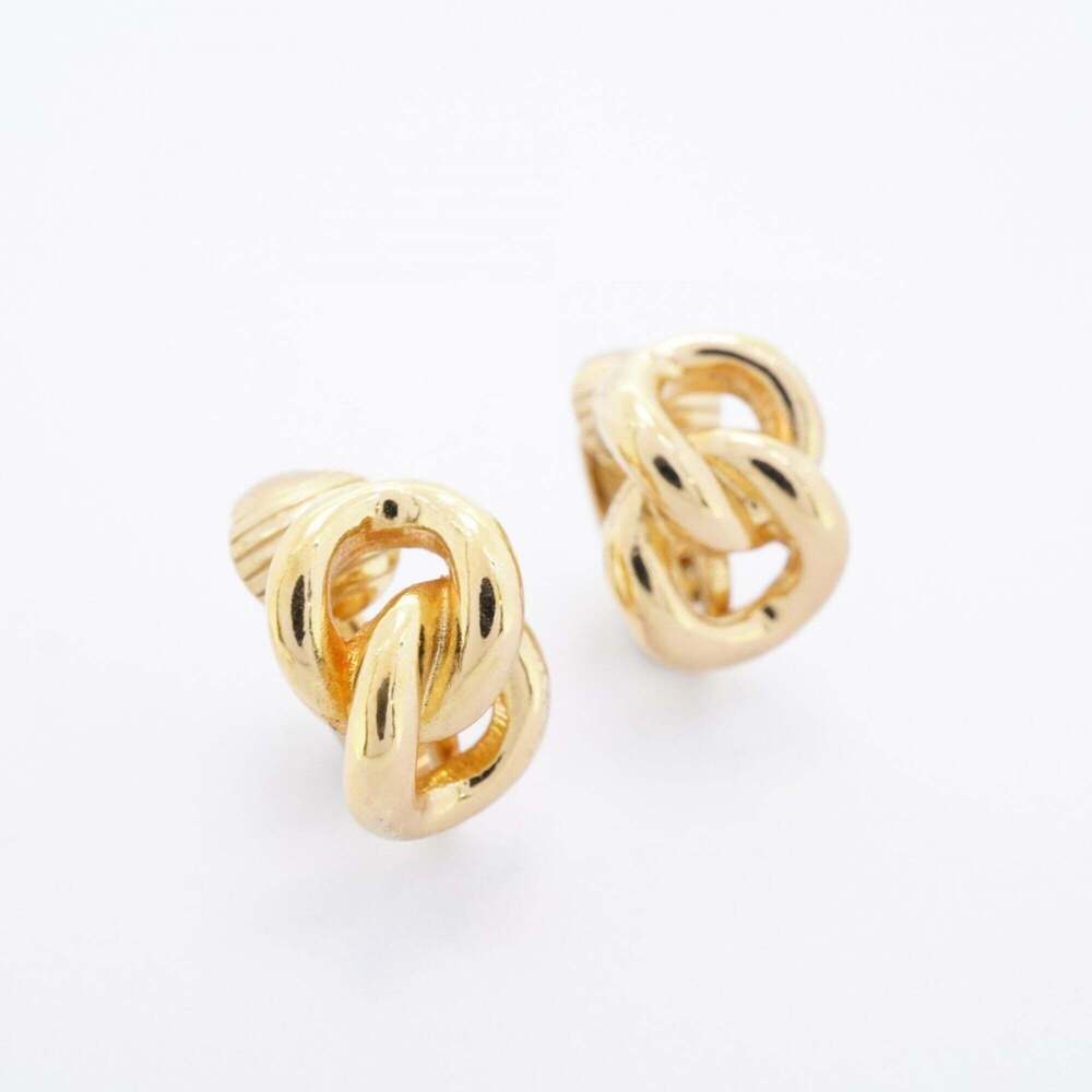 Christian Dior Earrings, Gold Plated, Women's - Picture 2 of 5